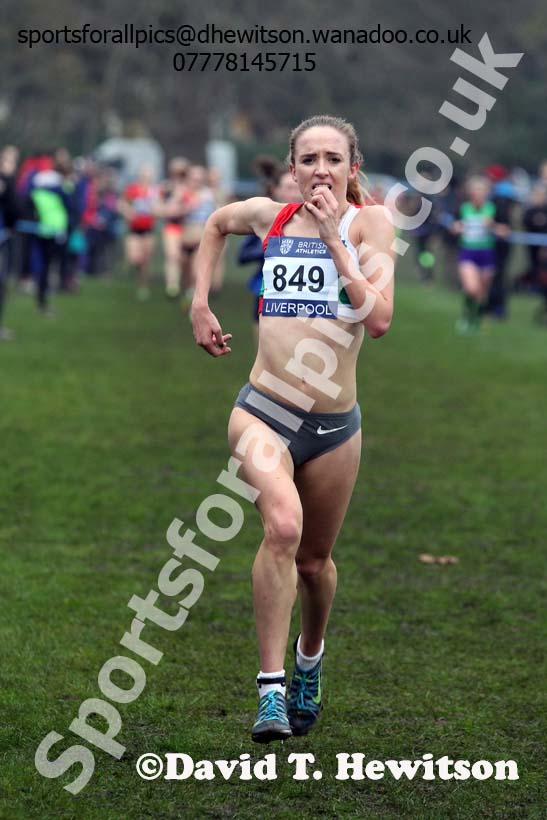 Senior women's European Cross Country Trials, Sefton Park, Liverpool. Photo: David T. Hewitson/Sports for All Pics